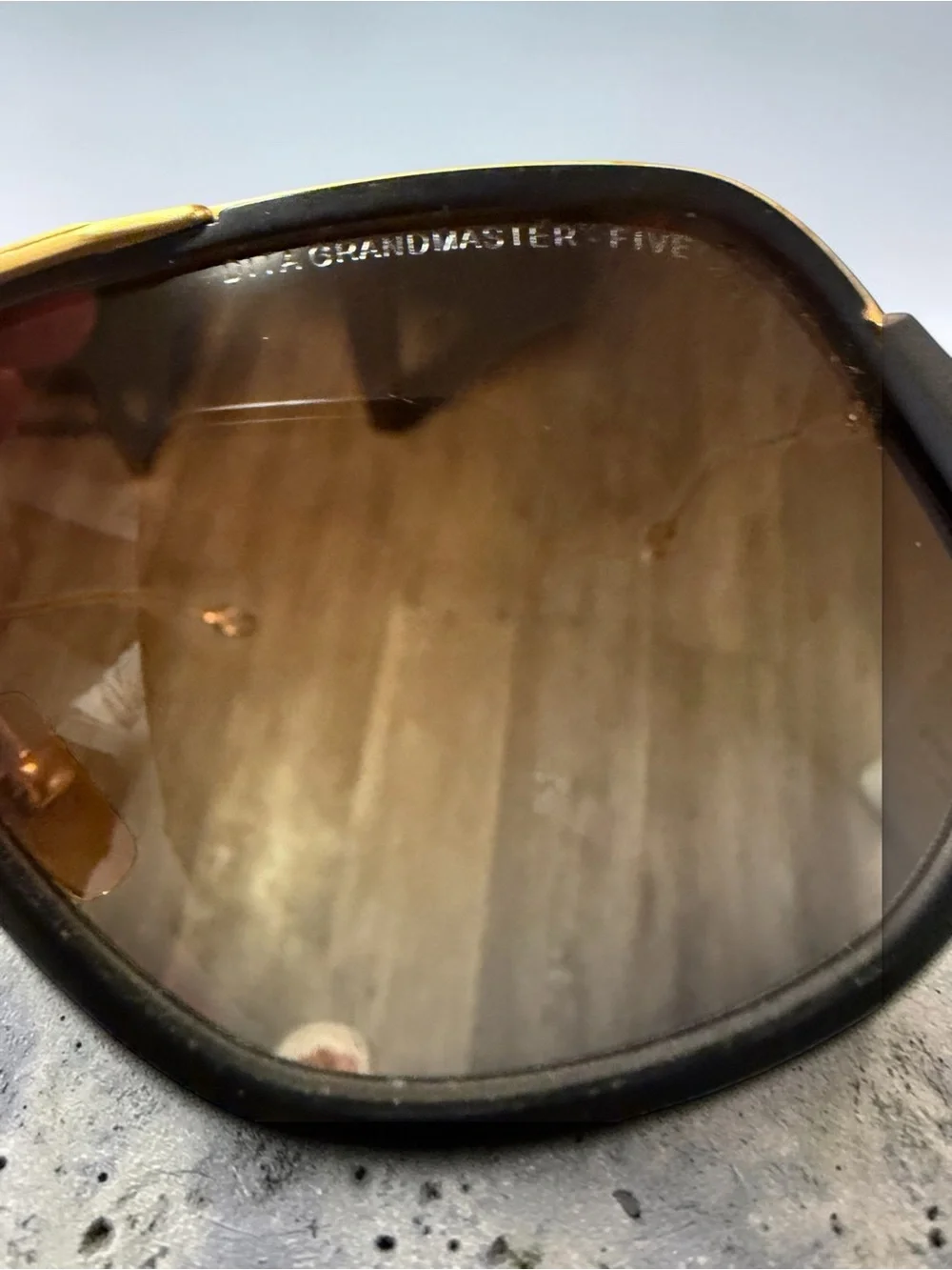 DITA Gold Frame with Brown Gradient Lenses Sunglasses